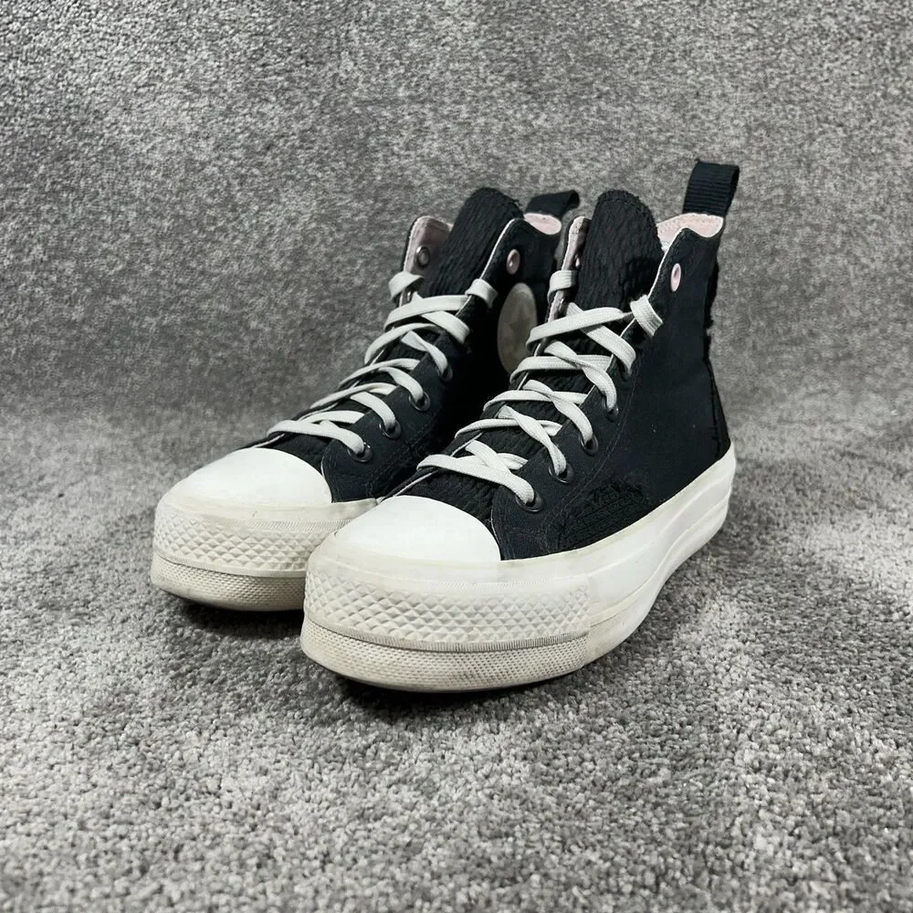 Converse CTAS Future Utility Lift 572420C Women's Size 6.5 Black Platform Shoes